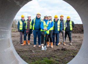 Construction for energy-efficient and affordable homes begins in the heart of Ashcott