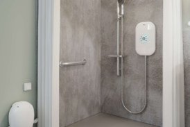 AKW launches new generation of electric care showers and P12 shower waste pump