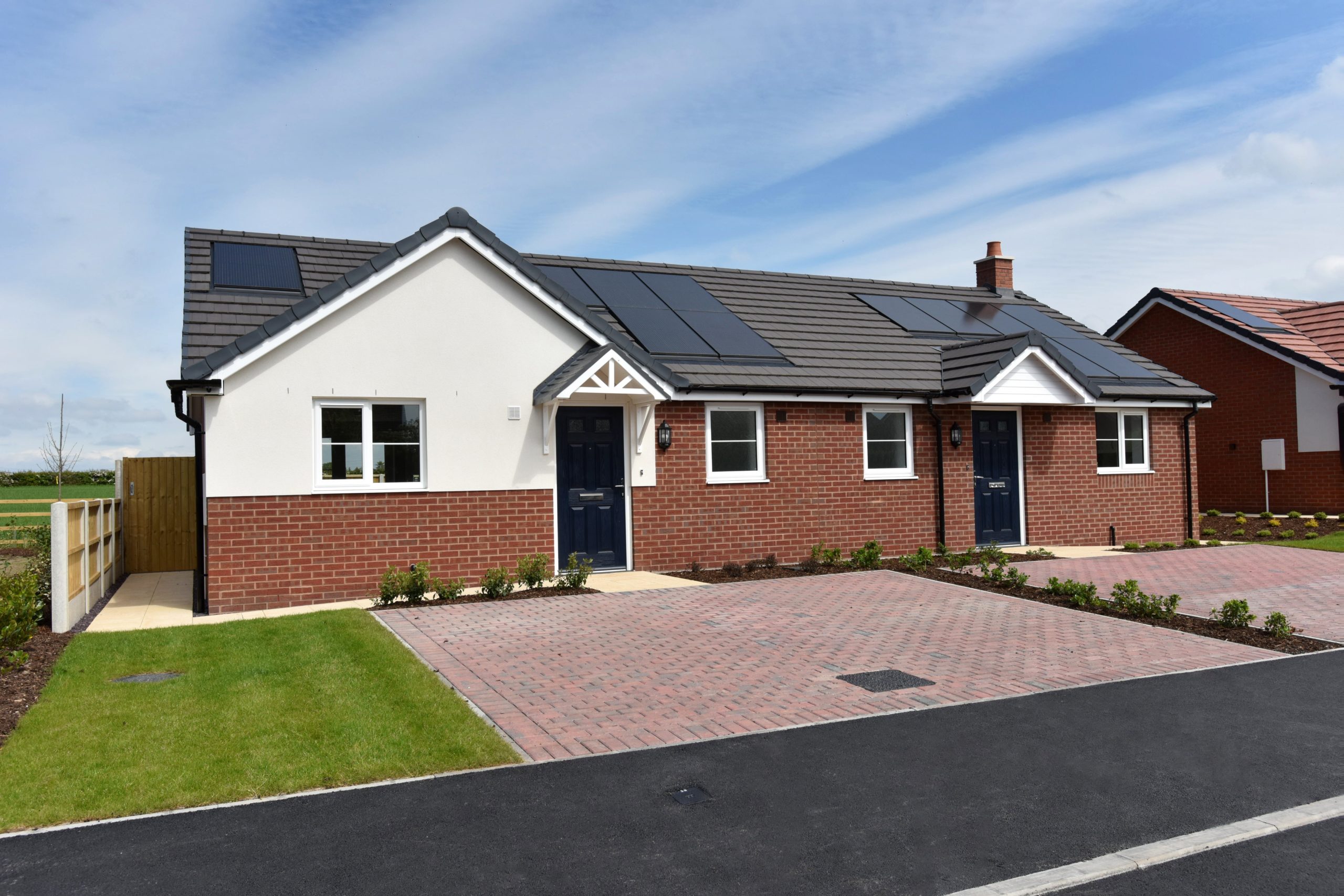 New affordable homes in Baschurch.