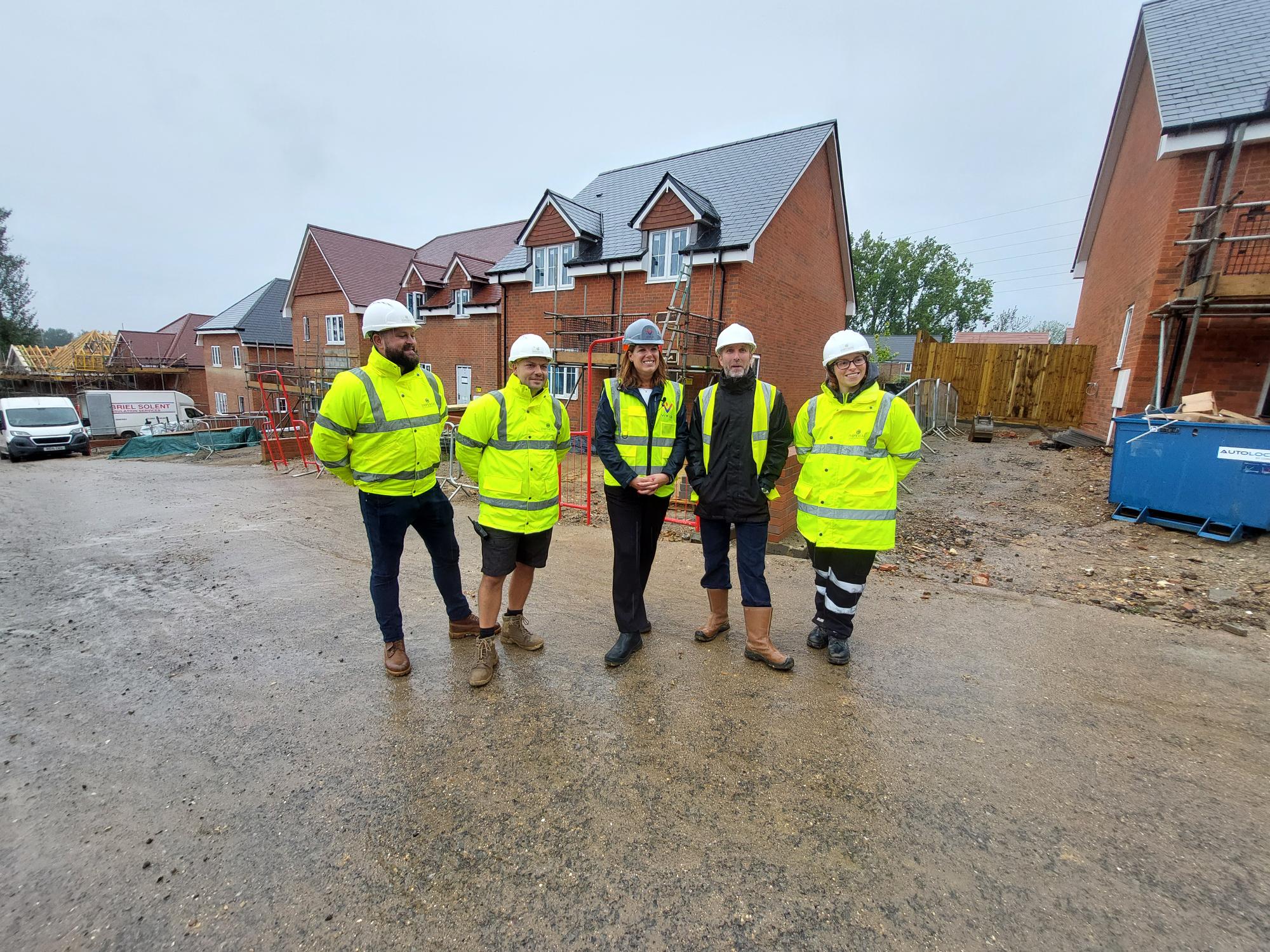 Romsey & Southampton North MP hosted at new Cupernham Lane affordable housing scheme