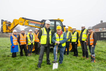 Ceremony marks the start of work to build five bungalows for social rent