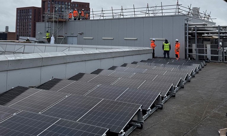 New solar panels for Coventry University