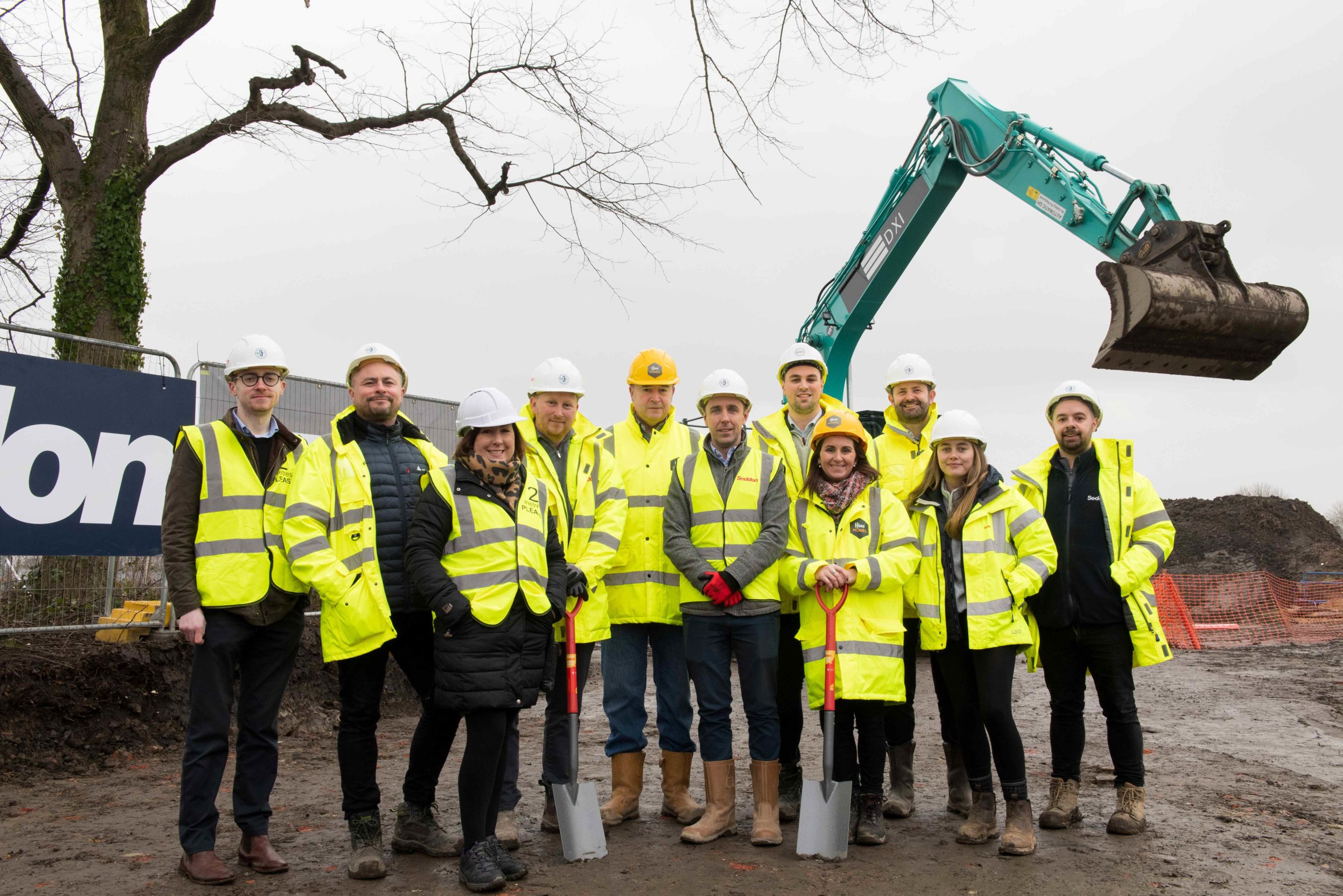 Transformation of former high school site into family homes begins