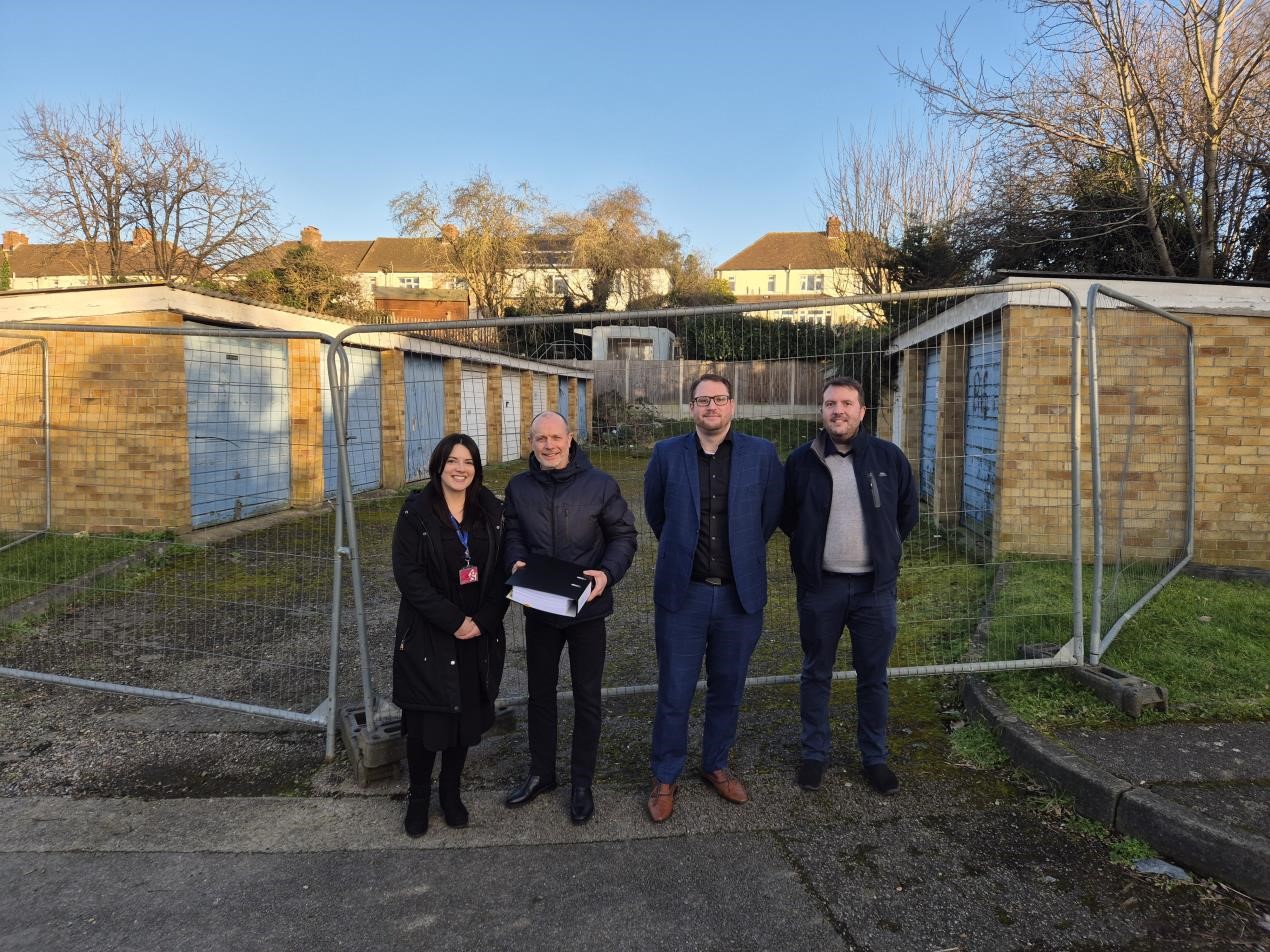 Golding opportunity to build new homes on garage sites