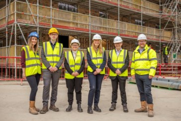 Manchester City Council Leaders visit the latest social housing phase of Great Places’ flagship development in New Islington