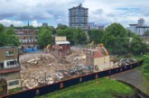 Demolition work progresses at Spon End in Coventry
