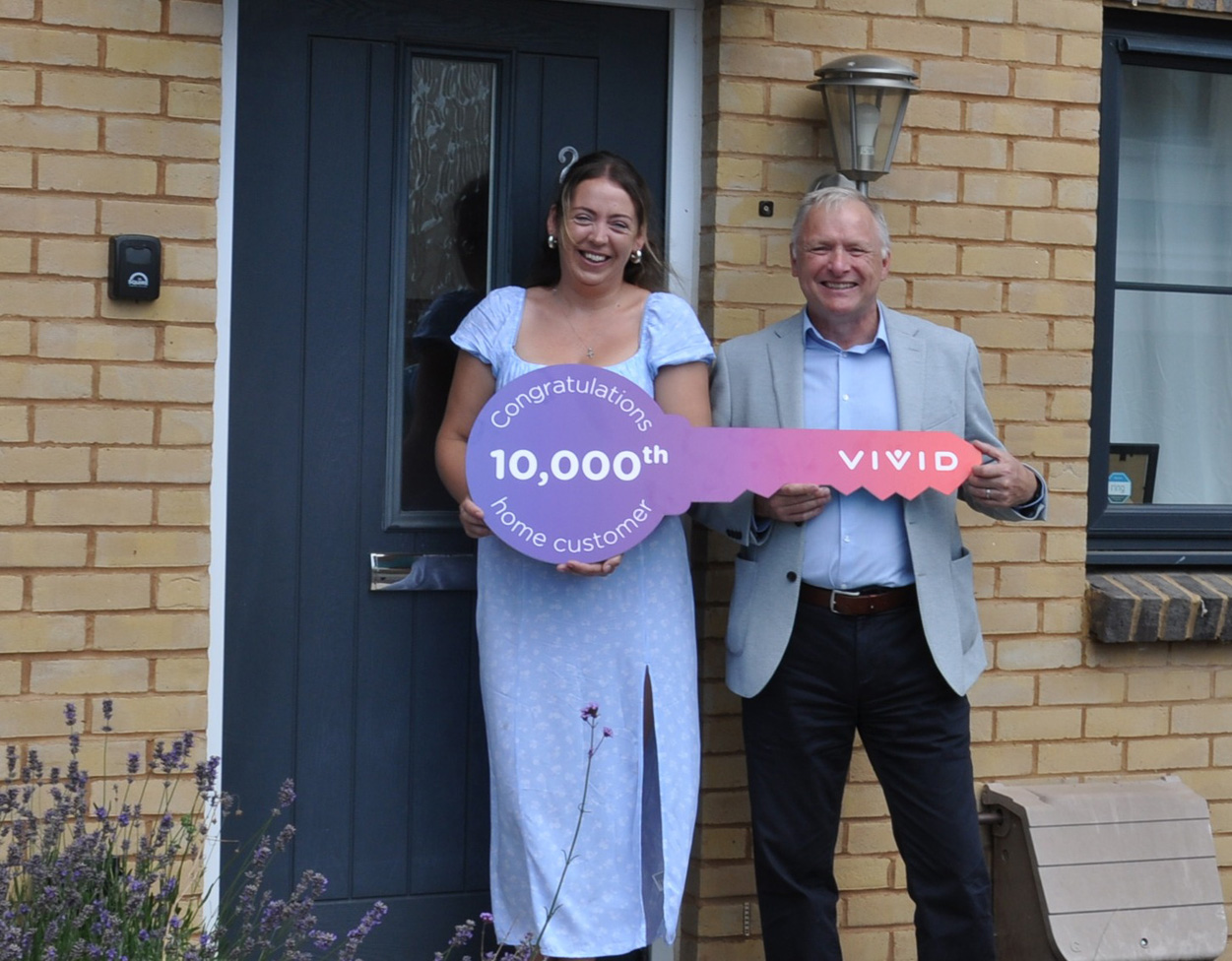 VIVID completes its 10,000th new home — a big milestone in building a brighter future