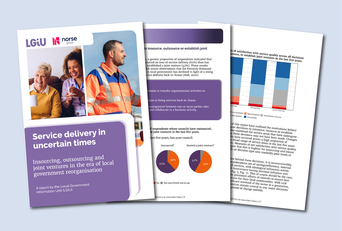 Ongoing uncertainty around Government reforms to councils disrupting spending choices
