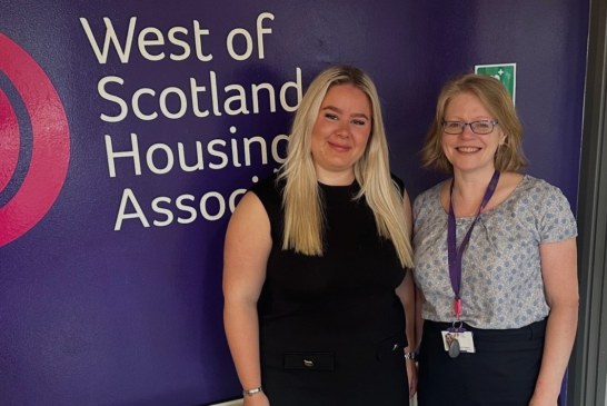 Local young person taking first steps into career in housing as inaugural recipient of WSHA’s Irene Robertson Qualification Fund