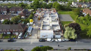 Construction of specialist mental health supported housing scheme underway