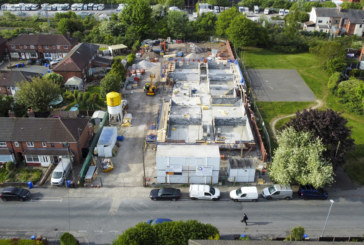Construction of specialist mental health supported housing scheme underway