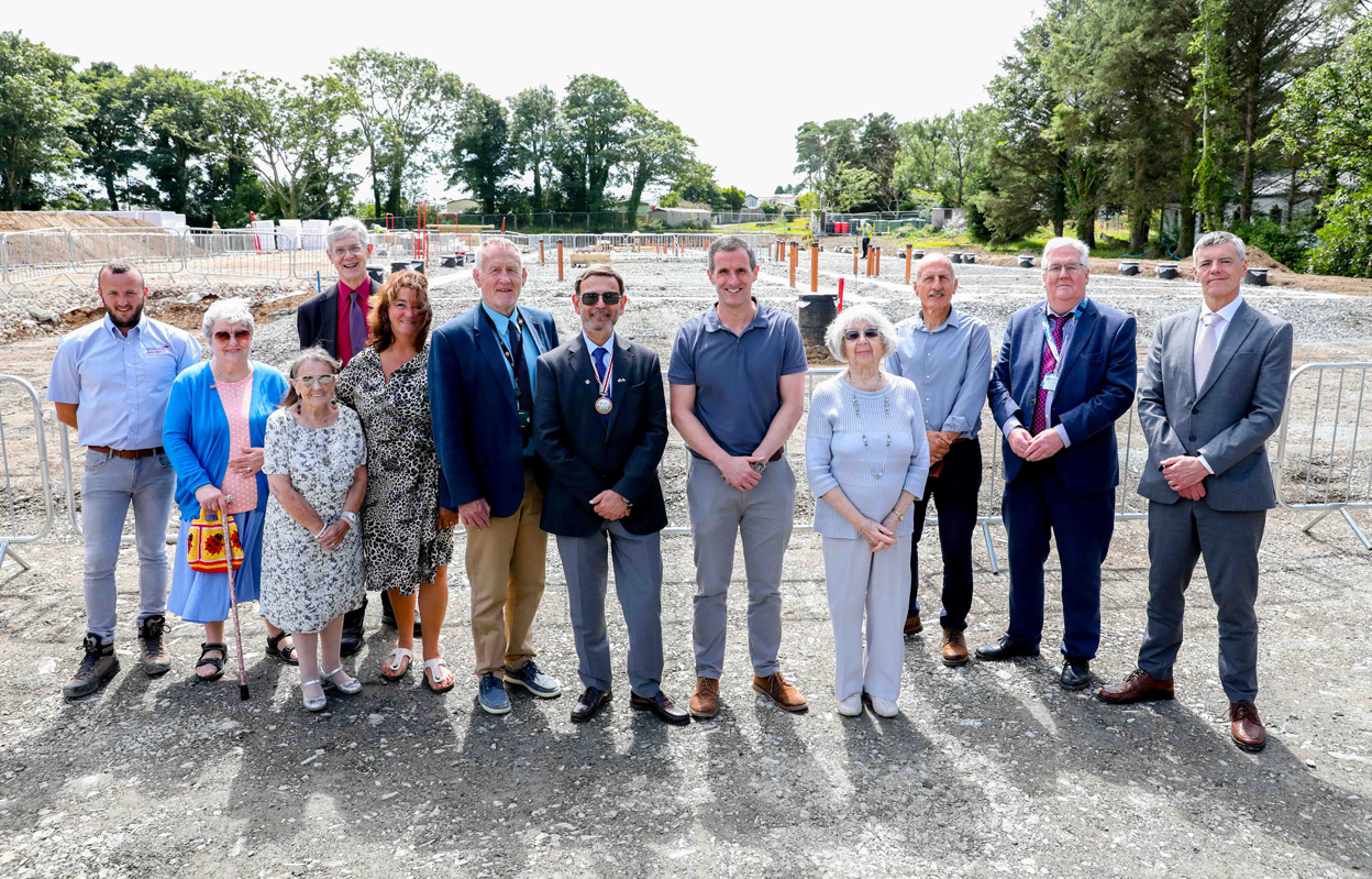 Groundbreaking signals commencement of new homes development at historic Gwynedd community