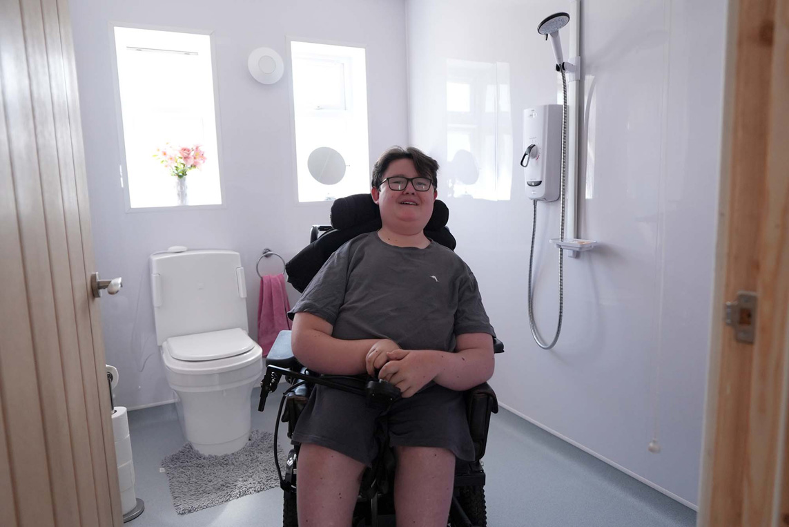 Teen’s thanks for life-changing home adaptations