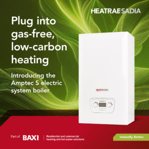 New Baxi Amptec S Electric Boiler delivers energy-efficient heating for social housing providers