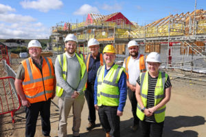 Local MP visits new homes taking shape in Bellingham