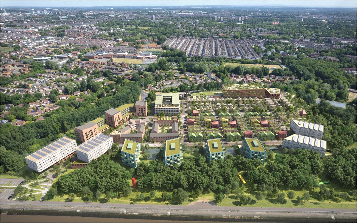 First image and details revealed for flagship housing scheme at Festival Gardens