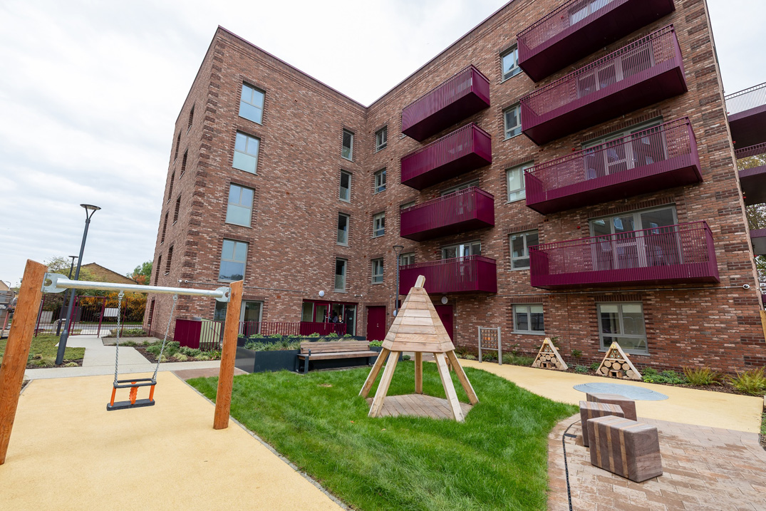 First new homes completed as part of major estate redevelopment