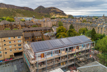Construction advancing at Edinburgh city centre affordable housing development