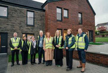 Cabinet Secretary for Housing visits major housing regeneration project in Bellsmyre