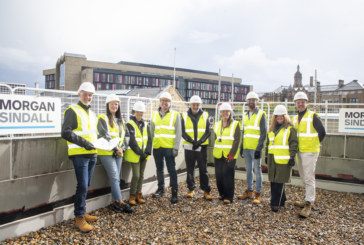 Topping out ceremony marks milestone in multi-million-pound Bradford College building project