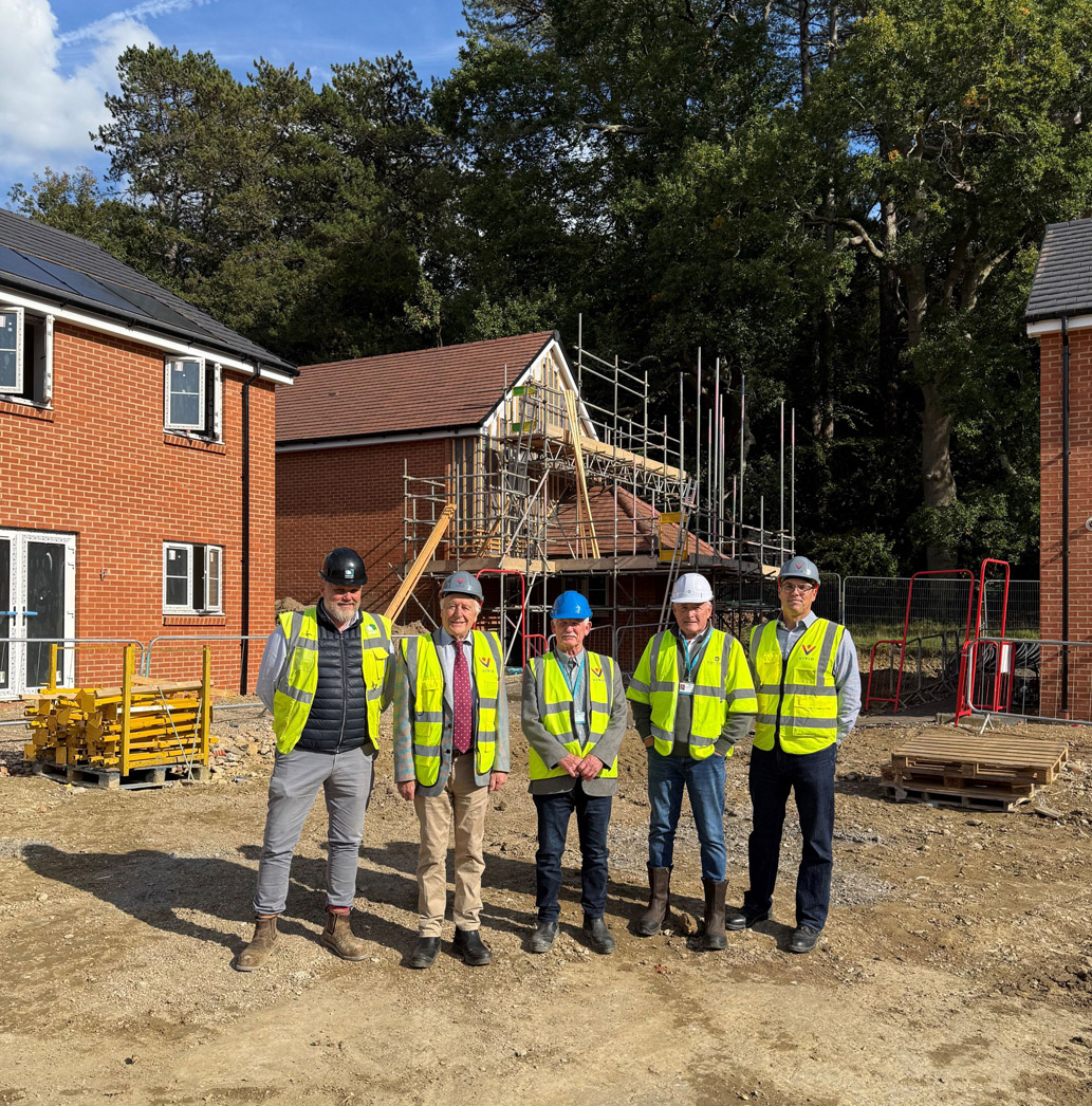NFDC members welcomed by VIVID to Ashurst affordable housing scheme
