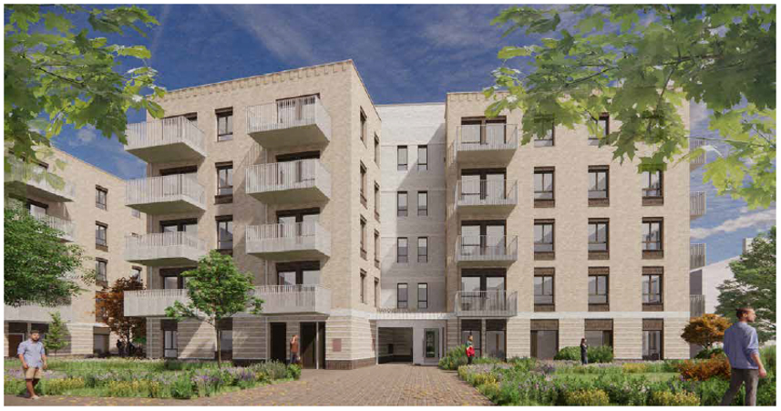 Council and developer The Hill Group propose to build 165 new homes at Hanover and Princess Courts in Cambridge