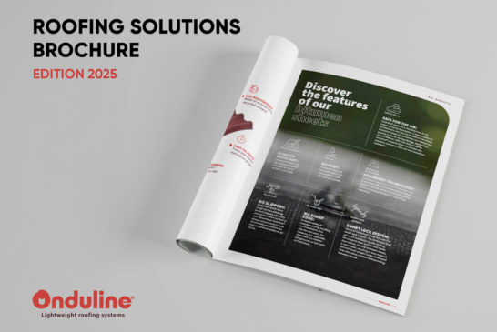 Onduline launches new Roofing Solutions brochure showcasing its complete lightweight waterproofing range