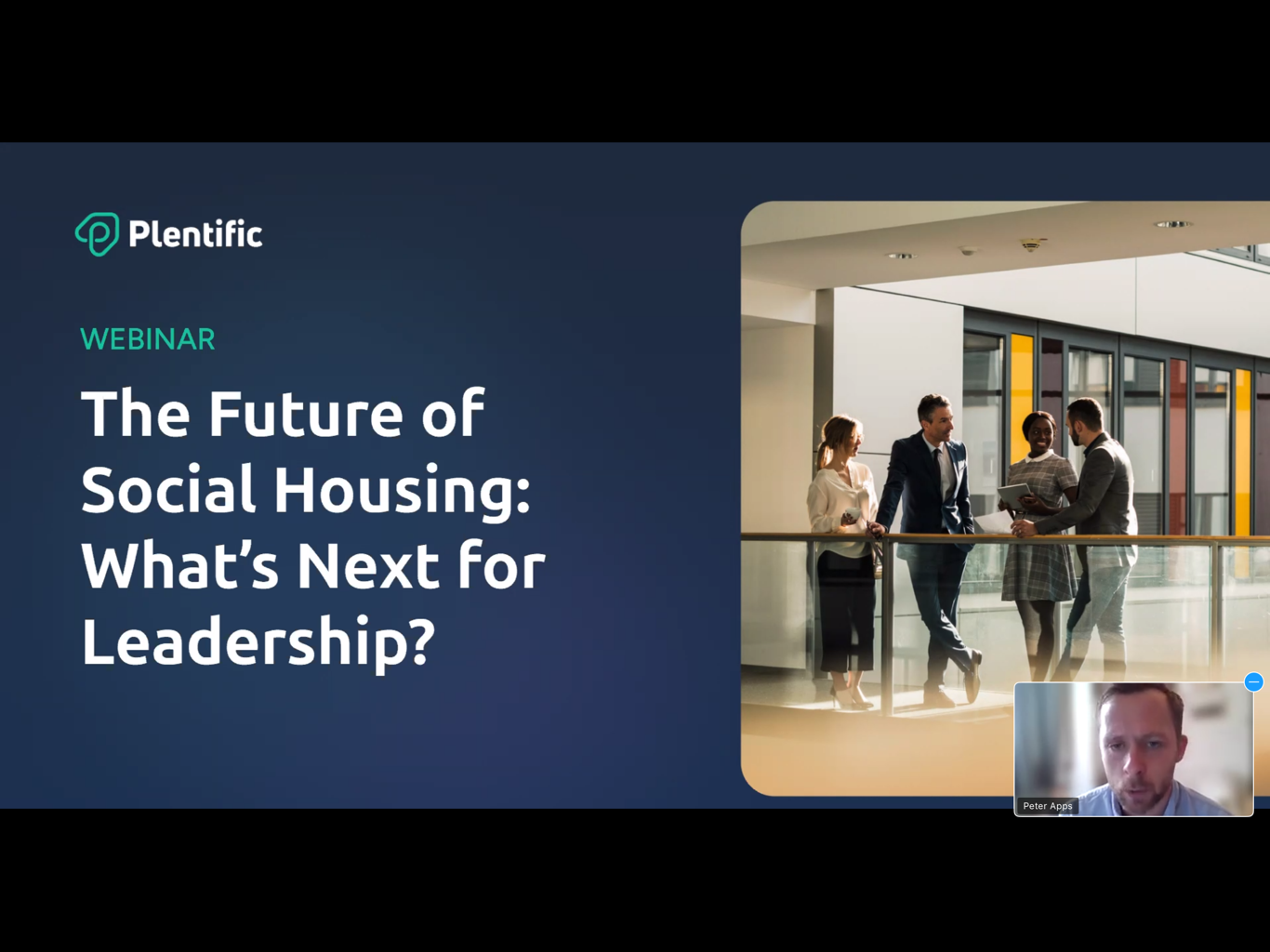 Plentific hosts webinar with UK housing leaders at a pivotal moment for social housing
