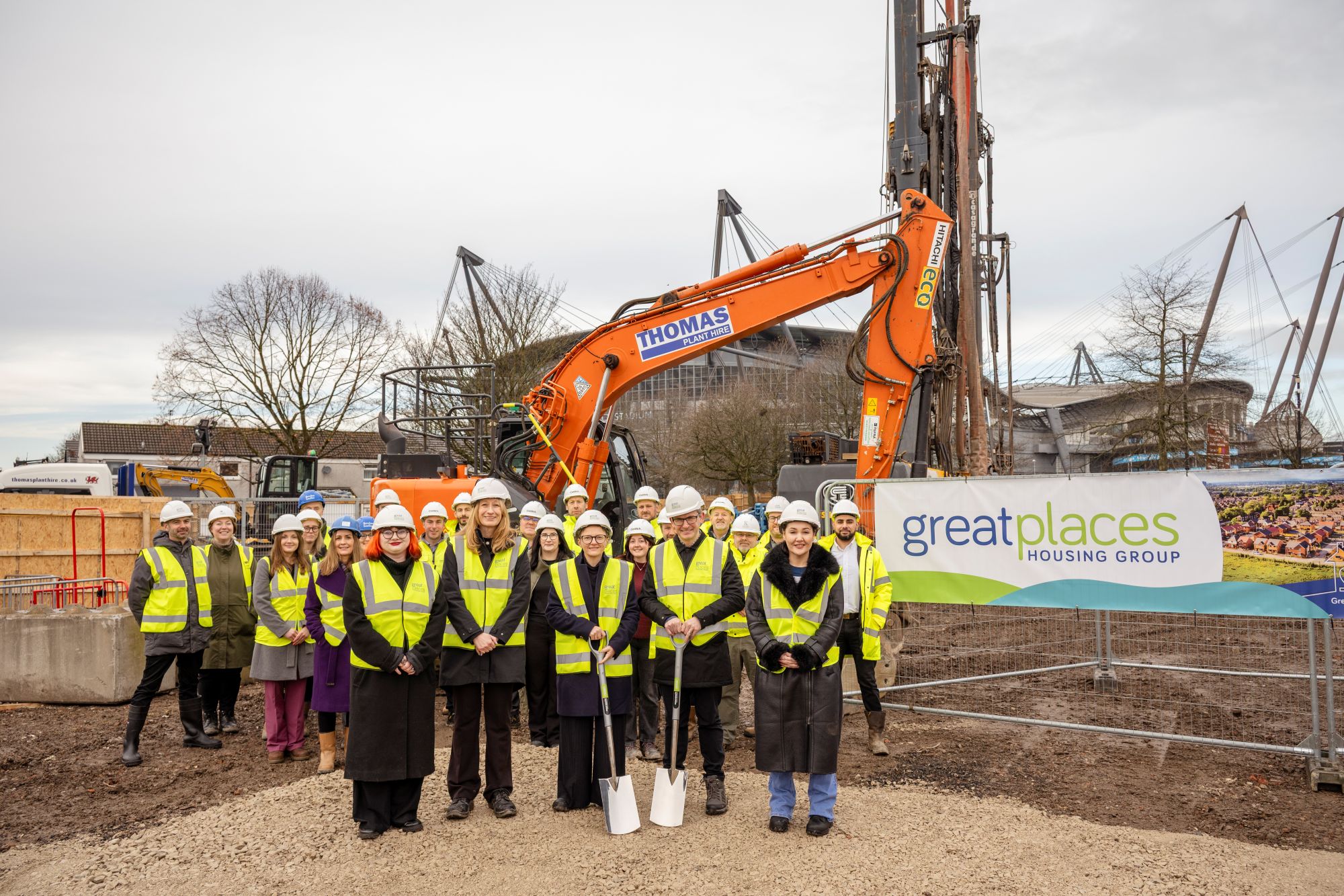 Great Places hosts Manchester City Council leaders to mark start on site at its £21m Grey Mare Lane development