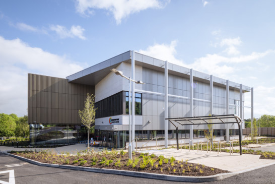 Sustainable timber and steel hybrid solution specified for sports centre